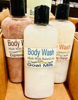 Goat Milk Body Wash Canada - Unscented or Choose an Essential Oil 8 oz