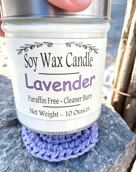 A Pure White Soy Wax Candles Kingston Ontario - Any Season Scents - 12 ounces