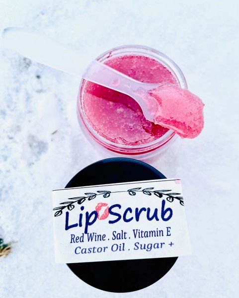 Lip Scrub Kingston Ontario Canada Natural Lip Scrub With red wine