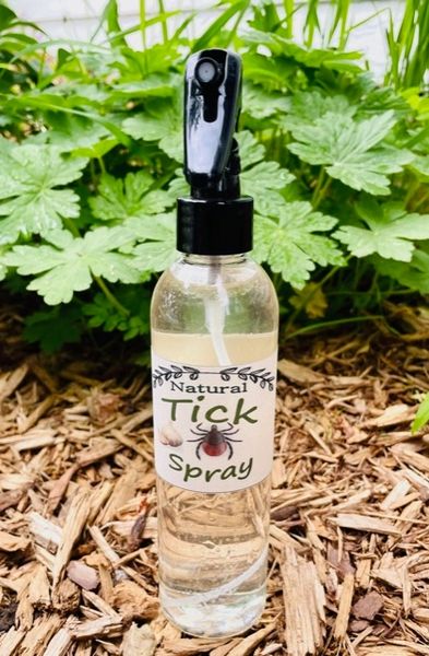 Tick Spray Repellent Kingston Ontario With Natural Essential Oils Including Garlic