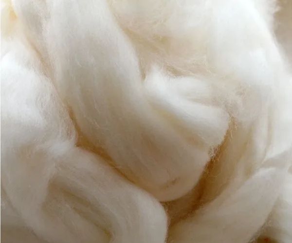 Bulk White Sheep Roving Wool 5 POUNDS - Washed