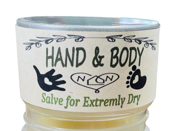 Hand & Body Salve Treatment with or With or Without Lanolin Preservative Free