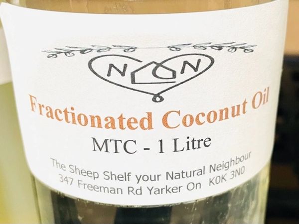 Fractionated Coconut Oil Kingston Ontario MTC Oil