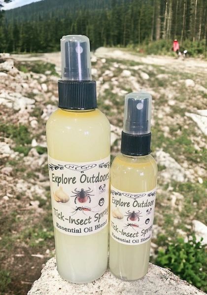 Tick Spray Repellent Kingston Ontario With Natural Essential Oils Including Garlic