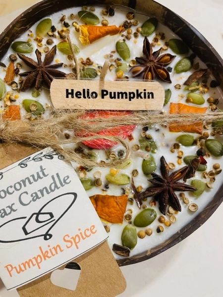 Pumpkin Spice Soy Candles - Personalized Pumpkin Spice Gifts