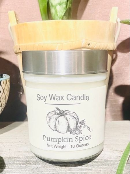 Soy Wax Candles Fall Scents Kingston Ontario Canada Large Jar Candles