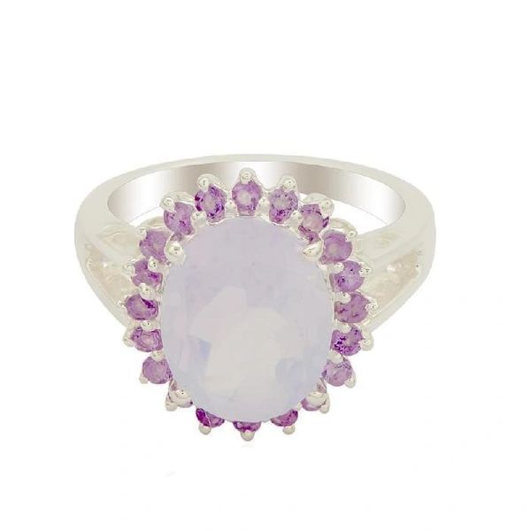 Rio Grande Lavender Quartz & Amethyst Sterling Silver Ring | Gems to ...