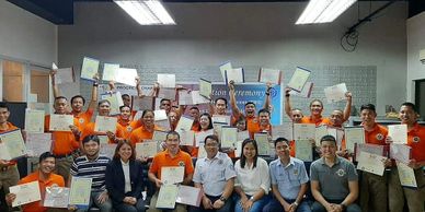 Philippine Coast Guard  receives TESDA EMS NC II Certificates 