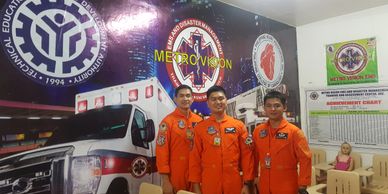 Metro Vision certified EMS NC II Philippine Air Force officers