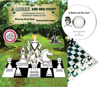 Winner of a Parents’ Choice Approved Award: A Queen & Her Court: w/CD & Chess Set