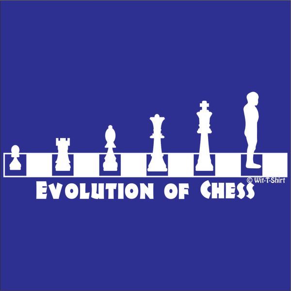 Evolution Chess Man, Chess Men t-shirt