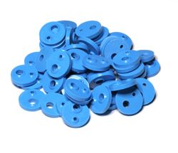 2 Hole Borden Handpiece Gaskets - Blue