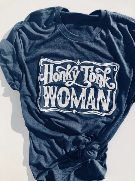 Honky Tonk Woman Tee | Twenty6 Designs - Discover Unique Handwritten ...