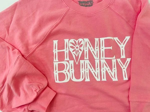 Honey Bunny Sweatshirt Twenty6 Designs Discover Unique Handwritten Designs