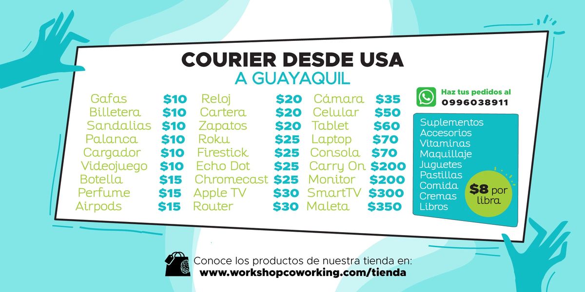 Servicios de Courier, Shopper y Traveler
