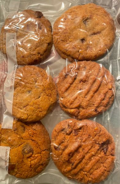 Chocolate chip cookies 6 pack 600mg THC total