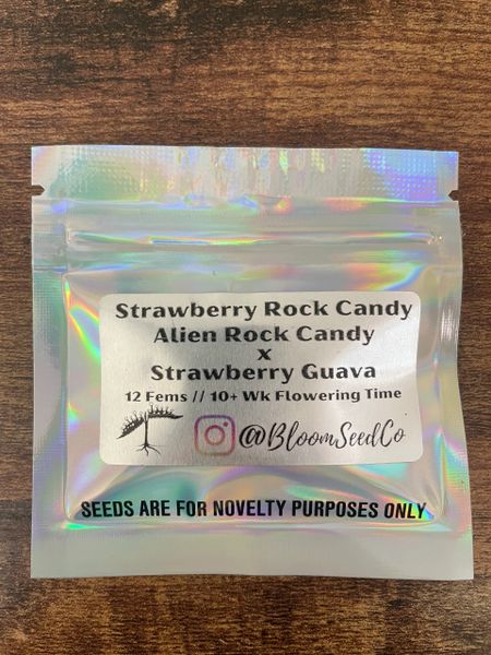 Strawberry rock candy