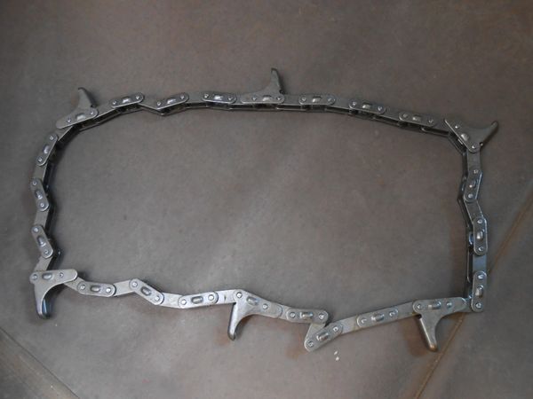 GFI176279C91 CHROME PIN Gathering Chain. 6 Lug Chrome Pin. Replaces OEM#176279C91 and JD #AN102009-N.