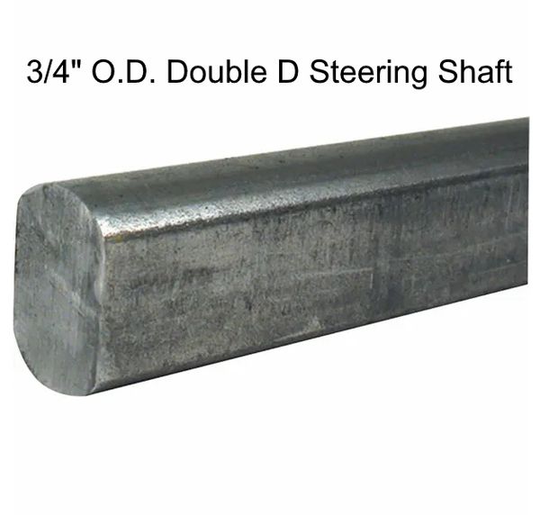 3/4 inch dd shaft 36 length zinc coated double d shaft