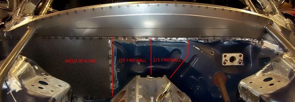 Chassis Engineering Aluminum Firewall Flange Kit Chassis Engineering Aluminum Firewall Flange Kit