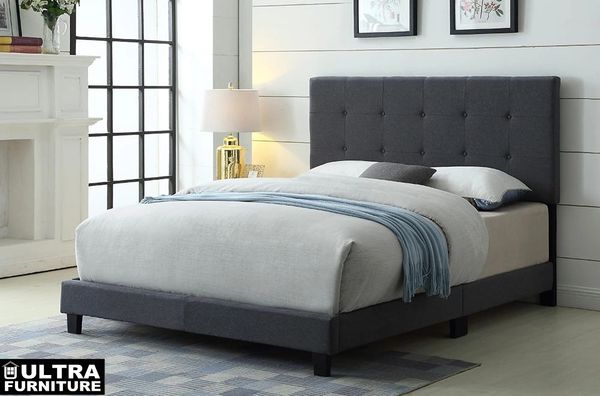 Courtney bed in Grey