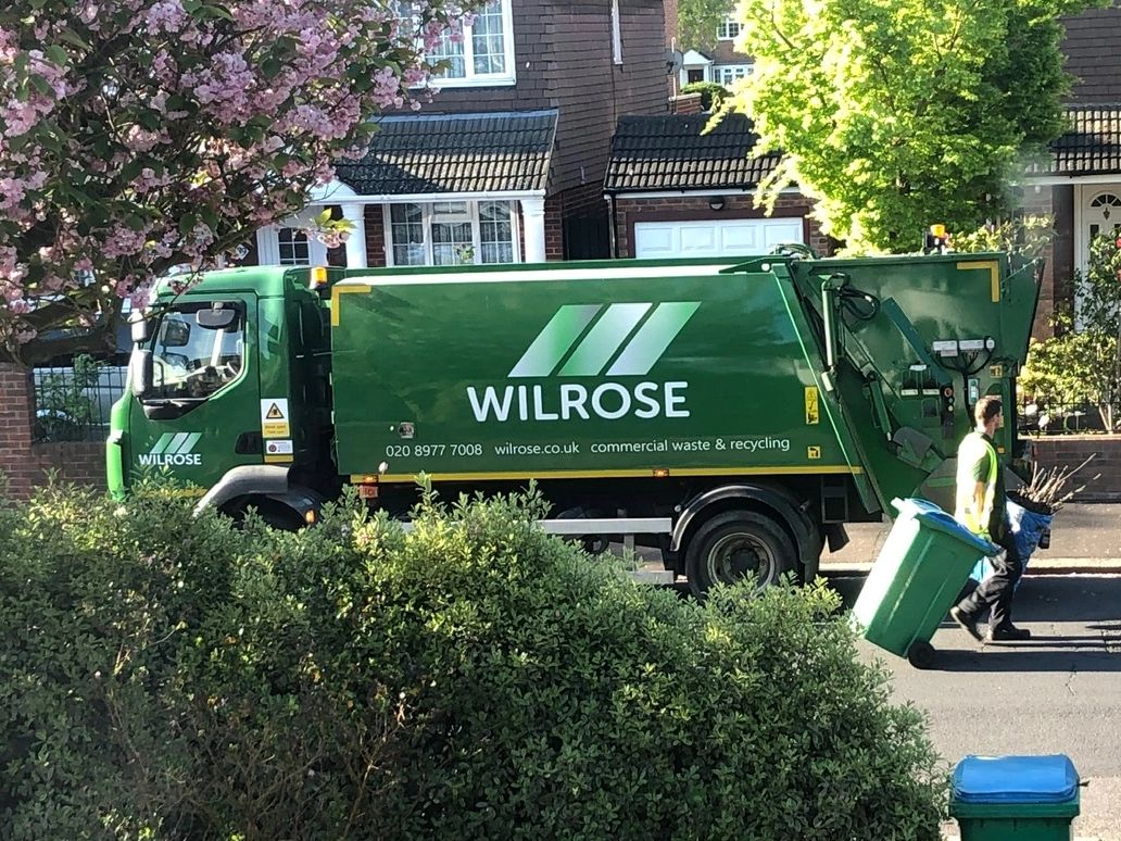 Commercial Waste collection in Egham, Middlesex.