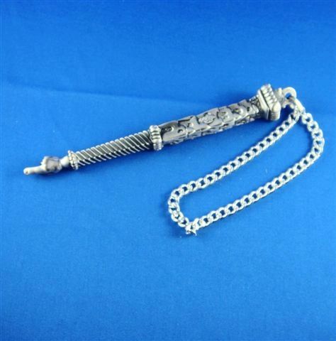 Torah Pointer Pewter Finish 6.75 Inches Long, Made In Israel