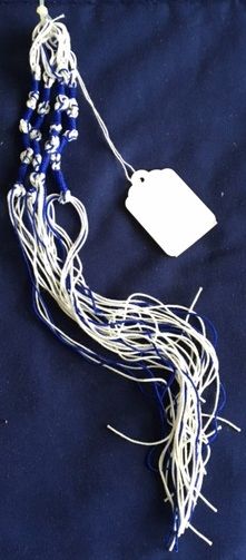 Tzitzit Braided w/Blue Thread