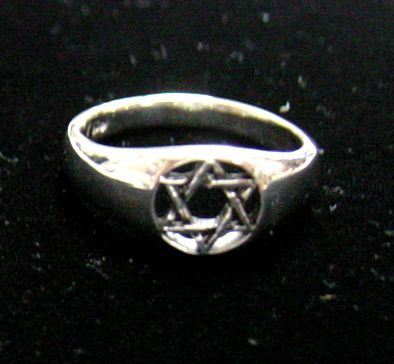 Sterling Silver Star of David Ring Size 6.5 and 8.5 available