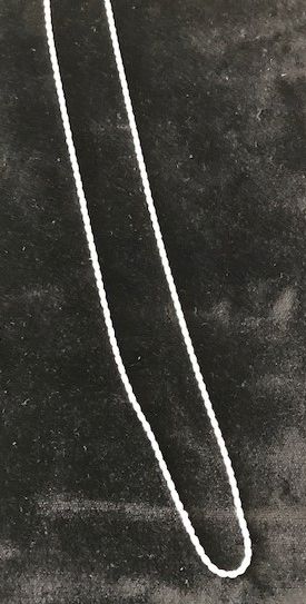 Sterling Silver Chain Rope 18" Long