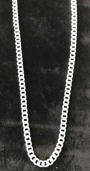 Sterling Silver Chain Pancer Heavy 24" Long