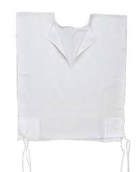 Talit Katan/Arba Kanfot White 100% Cotton Reinforced Neck - #26 & #28