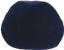 Kippah Velvet Plain Navy - Size: 0