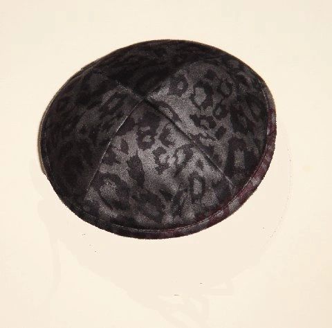 Kippah Suede Leopard