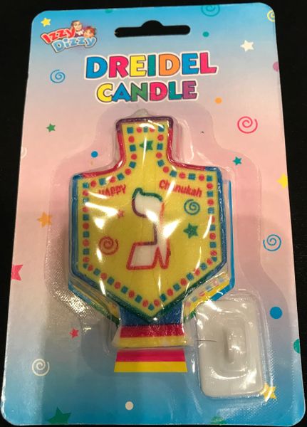 Dreidel Candle