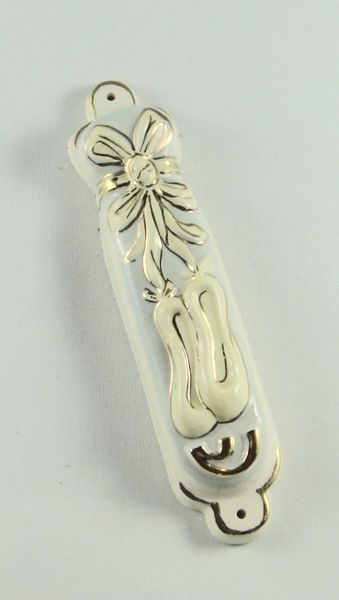Mezuzah Case Ballet Shoes 5 in x 1 in - Scroll Sold separately, Made in Israel