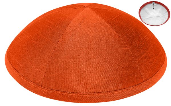 RAW SILK Kippot - ALSO SUITABLE FOR WEDDING AND BAR/BAT MITZVAH