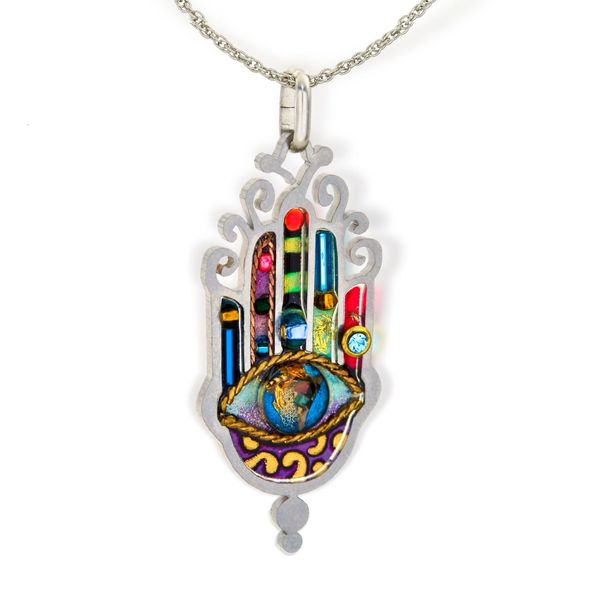 Seeka Ornate Hamsa Necklace