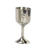 Kiddush Cup Pewter With Star Of David Design, 6 Inches Tall