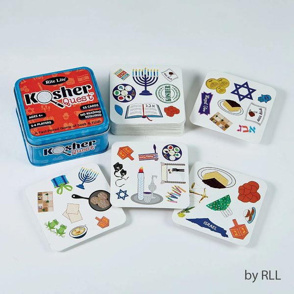 KosherQuest™ Game in Collectible Tin ,Fast-Paced Game - Ages 4+