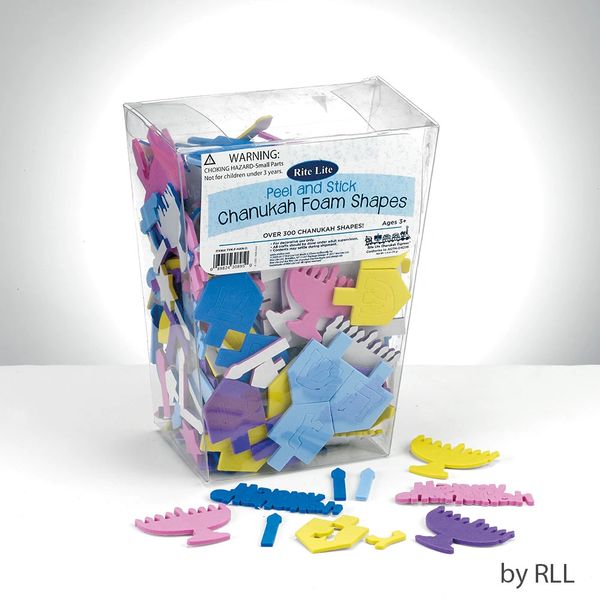 Peel & Stick Chanukah Foam Shapes