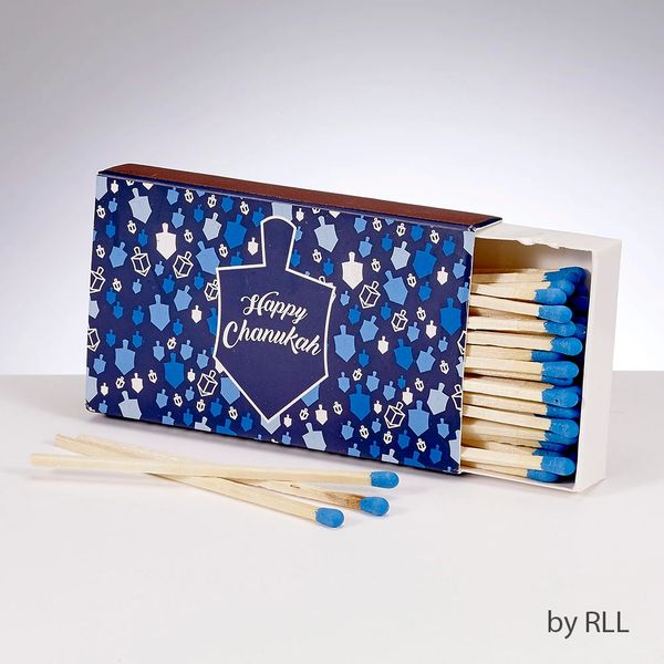 Chanukah Matches in Rectangular Gift Box