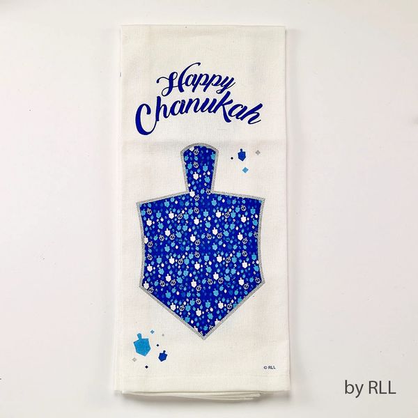 Chanukah Mosaic Tea Towel