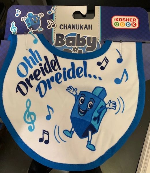 Chanukah Bib "Ohh Dreidel Dreidel...