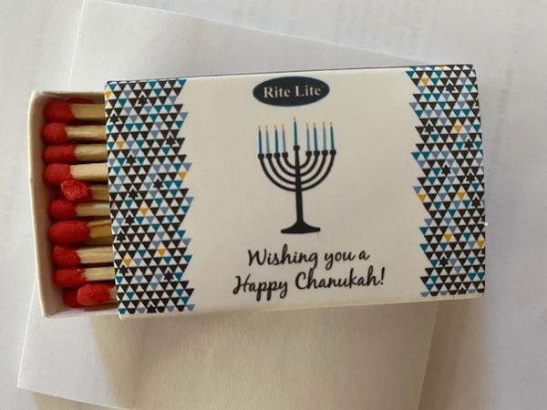 Chanukah Matches Small Box