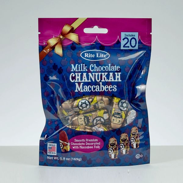 Milk Chocolate Chanukah Maccabees - Bag of 20
