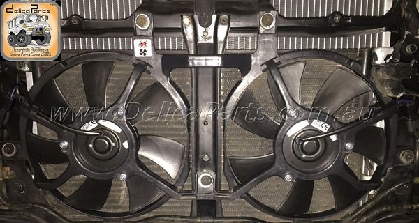 Twin Electric Fan (Condenser Fan Assembly) for L-400, 4x4