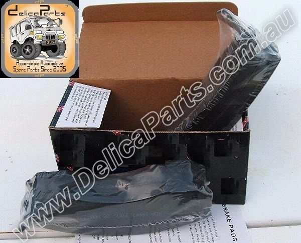 BRAKE PADS, FRONT, SET of High Quality Disc Brake Pads for 4x4, Delica, L-400
