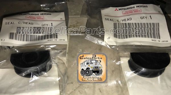 Rocker Cover Half Moon Seal (Camshaft Seal), SET, Genuine Mitsubishi, 4M40, 4x4