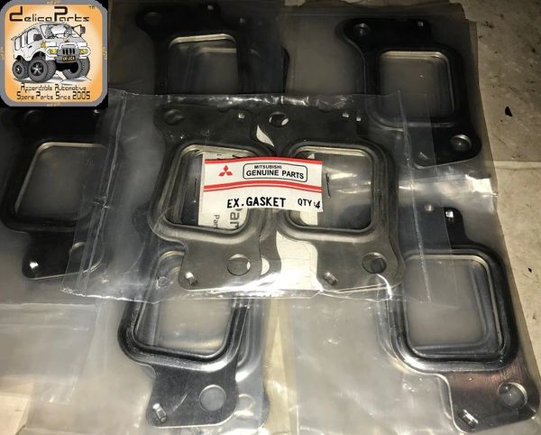 Exhaust Manifold Gasket, SET, Genuine Mitsubishi, 4M40 Turbo Diesel, 2800, 4x4
